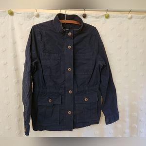 LL Bean field jacket navy blue